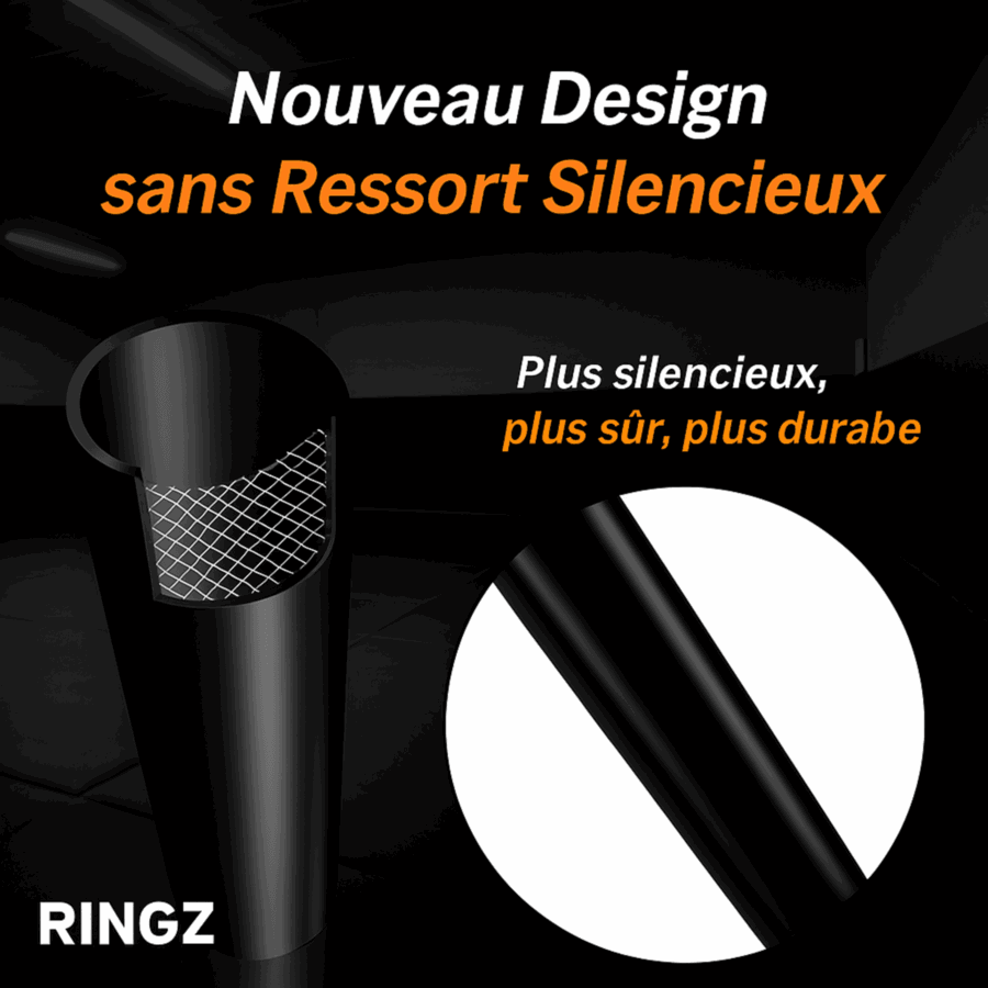 Sac de frappe sur pied silencieux – Réglable, stable et compact